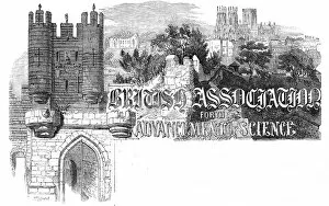 York Minster and the city walls, 1844. Creator: Unknown