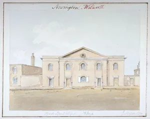 York Street Chapel, Southwark, London, 1824. Artist: John Hassell