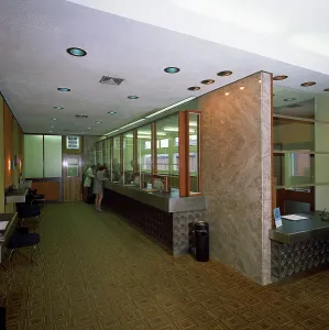Barnsley Prints: Yorkshire Bank refurbishment, near Barnsley, South Yorkshire, 1972