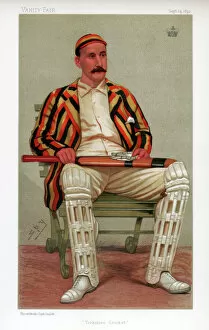 Chromolithograph Collection: Yorkshire Cricket, 1892. Artist: Spy