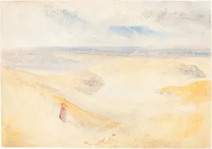 Vastness Collection: A Yorkshire River, c. 1827. Creator: JMW Turner