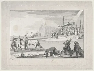 Starving Prints: Yorktown, 1781. Creator: Anon