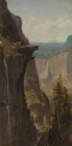 Yosemite Falls, from Glacier Point, 1879. Creator: William Keith Yosemite Falls, from Glacier Point, 1879. Creator: William Keith