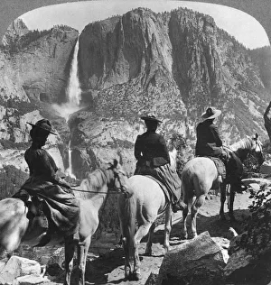 Yosemite Falls, from Glacier Point trail, Yosemite Valley, California, USA, 1901 Yosemite Falls, from Glacier Point trail, Yosemite Valley, California, USA, 1901