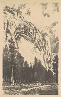 Pennell Joseph Prints: The Yosemite Valley, 1912. Creator: Joseph Pennell