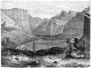 Yosemite Valley, California, 19th century. Artist: Paul Huet