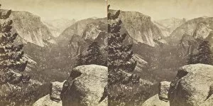 Carleton Eugene Watkins Gallery: The Yosemite Valley, form the Mariposa Trail, 1861 / 76. Creator: Carleton Emmons Watkins