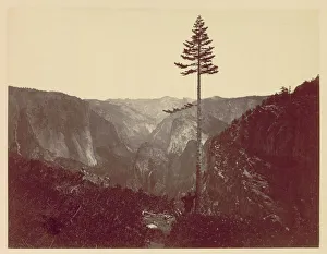 Yosemite Valley from Mariposa Trail, c. 1865. Creator: Charles Leander Weed (American, 1824-1903)