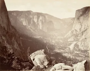 Yosemite Valley from Union Point, ca. 1872, printed ca. 1876