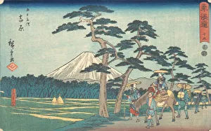 Volcanoes Prints: Yoshiwara, ca. 1840. ca. 1840. Creator: Ando Hiroshige