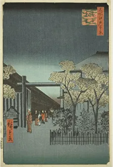 Red Light District Prints: Yoshiwara Licensed Quarters at Dawn (Kakuchu shinonome)