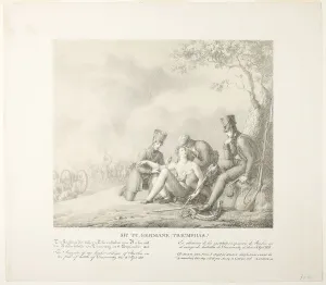 Tinted Prints: So you, German, Triumph!, c. 1814. Creator: Marie Electrine Stuntz