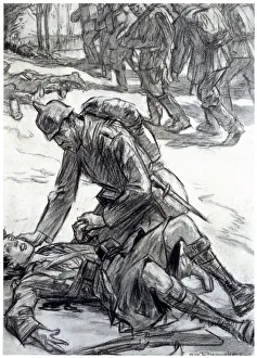 Is it you, Mother?, 1916. Artist: Louis Raemaekers