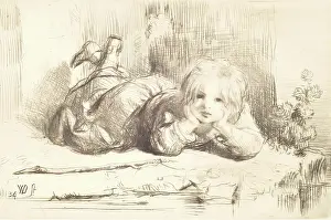 Dream Prints: The Young Angler, 1834. Creator: William Dyce