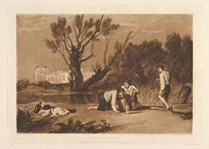 Anglers Gallery: Young Anglers (Liber Studiorum, part VII), June 1, 1811. Creator: JMW Turner