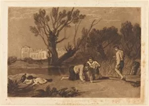 Young Anglers, published 1811. Creator: JMW Turner