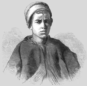 Bates Hw Prints: Young Arab of Djiddah; The Red Sea, 1875. Creator: Unknown