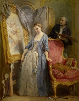 Muse Prints: Young Artist Daydreaming, 1857. Creator: Gustaf Wappers