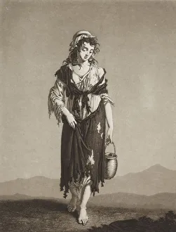 Late 18th Early 19th Century Prints: The Young Beggars, c. 1800. Creator: Karl Ludwig Bernhard Buchhorn (German, 1770-1856)