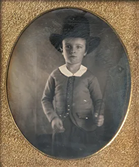 Livery Prints: Young Boy Wearing Livery or Riding Costume, 1840s. Creator: Unknown