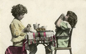 Childhood Collection: Two young children, late 19th or early 20th century