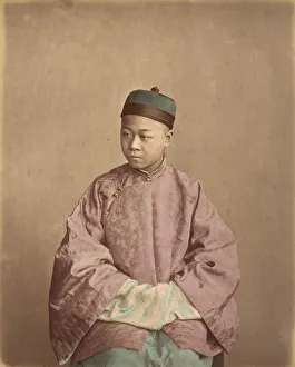 [Young Chinese Gentleman], 1870s. Creator: Baron Raimund von Stillfried