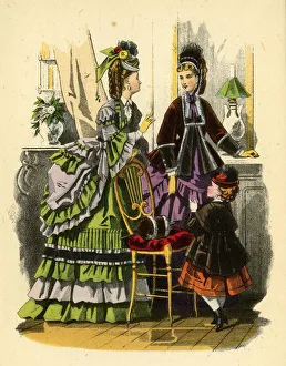 Penguin Prints: The Young Englishwoman, 1871, 1943. Creator: Unknown