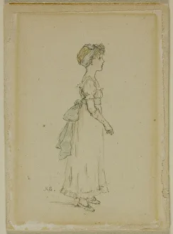 Young Girl with Blue Ribbons, n. d. Creator: Catherine Greenaway