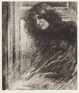 Young girl. From the portfolio: Robert Demachy, c.1890-1914. Creator: Robert Demachy
