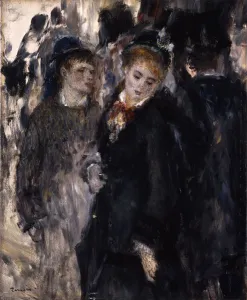 Young Ladies Prints: Young Girls, 1877. Artist: Renoir, Pierre Auguste (1841-1919)