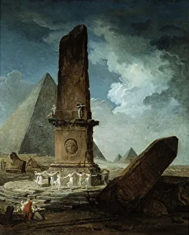 Young Girls Dancing Around an Obelisk, 1798