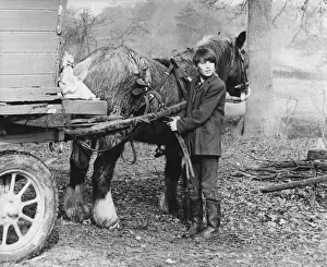 Romany Prints: Young gypsy with a horse, 1960s