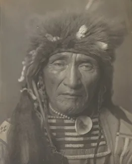 Apsaroke Prints: Young Hairy Wolf, 1908. Creator: Edward Sheriff Curtis