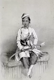Eden Collection: A Young Hill Raja, 1844. Artist: Lowes Dickinson