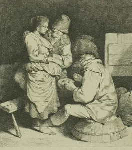 Bega Cornelis Prints: The Young Innkeeper, c.1650. Creator: Cornelis Bega