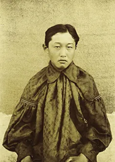 Kachin Prints: A Young Kachin Chirkov, 1894. Creator: Unknown