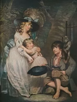 William Ward Gallery: A Young Lady Encouraging the Low Comedian, c1786-1826, (1919). Artist: William Ward