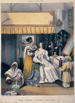 Dressing Gown Prints: The Young Lady's Toilet, 1842