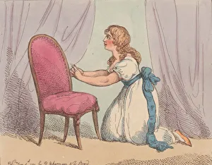 The Young Maids Prayer!!, June 4, 1801. June 4, 1801. Creator: Thomas Rowlandson