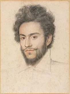 Attributed To Gallery: Young Man with a Beard, 17th century?. Creator: Francois Quesnel (French, 1543-1619)