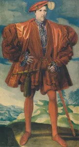 Alison Prints: A Young Man in Red, c. 1550, (1948). Creator: Unknown