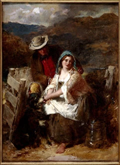 Too young to be married, 1869. Artist: Thomas Faed