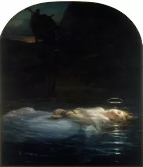 Paul Delaroche Gallery: The Young Martyr, 1855. Artist: Paul Delaroche