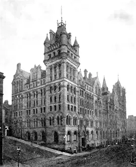 Victorian Gothic Prints: The Young Men's Christian Association's new buildings at Glasgow, 1898