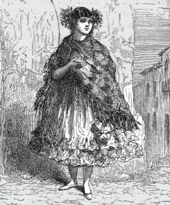 Bates Hw Prints: Young Mestizo Women; Lima and the Andes, 1875. Creator: Unknown