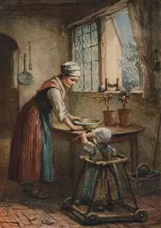 Cecil Reginald Gallery: The Young Mother, c1887. Artist: Hugh Carter
