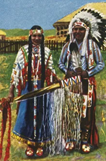 Red Indian Prints: Young Native Americans, c1928. Creator: Unknown