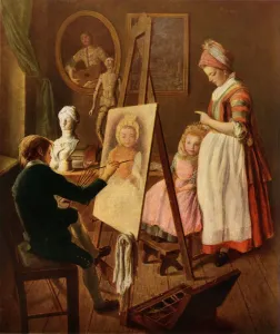 Ivan I Prints: The Young Painter, 1760s, (1965). Creator: Ivan Ivanovic Firsov