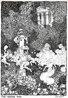 Art School Prints: The Young Pan - Stage One, c1920. Artist: W Heath Robinson
