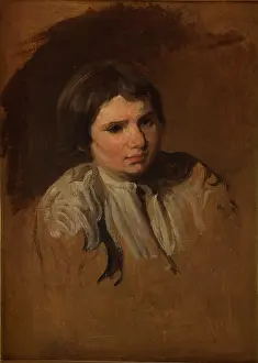 Vignette Prints: Young Peasant, between 1840-1848. Creator: Piotr Michalowski